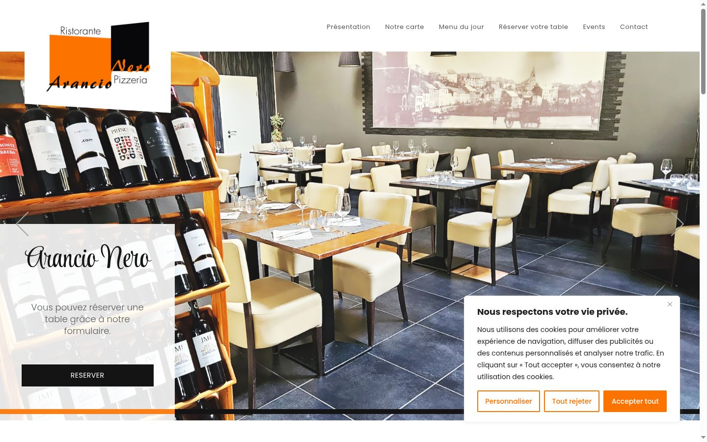 Screenshot tal-banner tal-kunsens muri qabel kwalunkwe interazzjoni