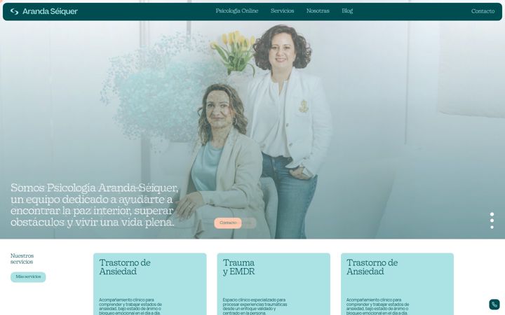 Screenshot ta' arandaseiquer.es