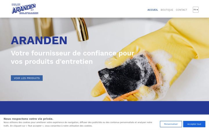 Screenshot ta' aranden.ch