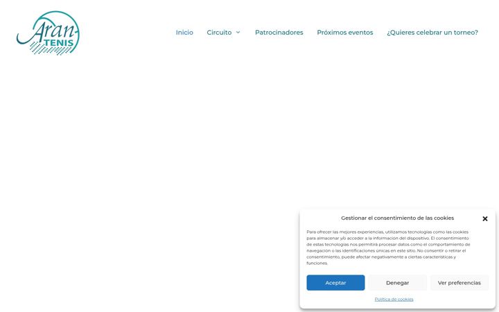 Zrzut ekranu arantenis.com