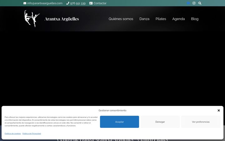 Screenshot ta' arantxaarguelles.com