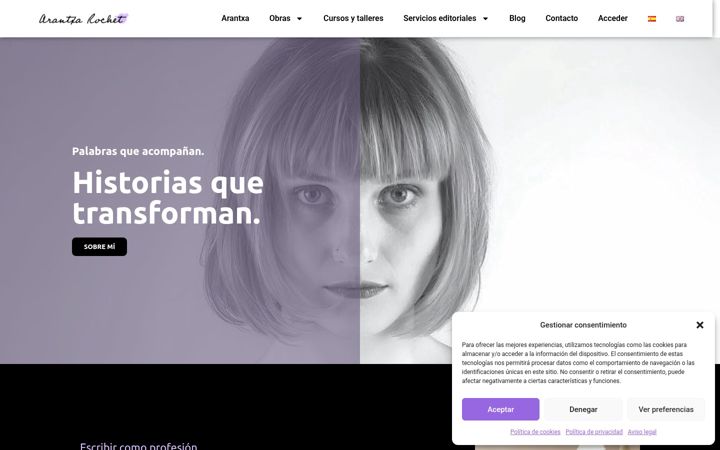 Screenshot ta' arantxarochet.com