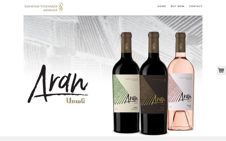 Screenshot of aranwines.am