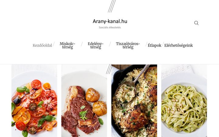Screenshot di arany-kanal.hu