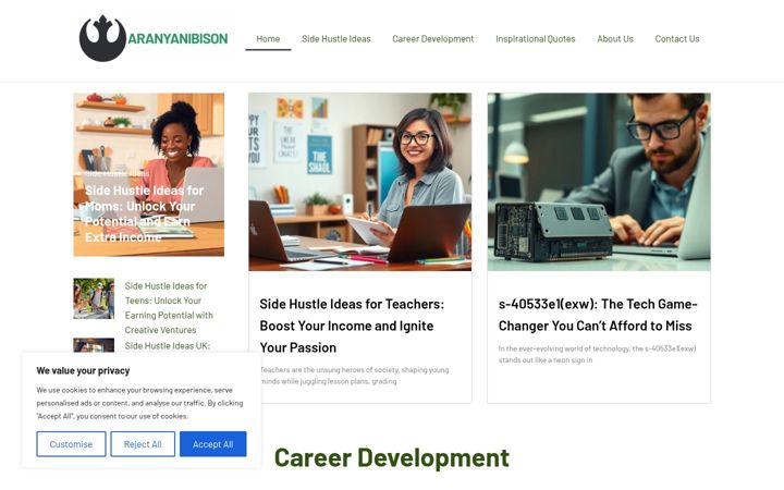 Screenshot of aranyanibison.com