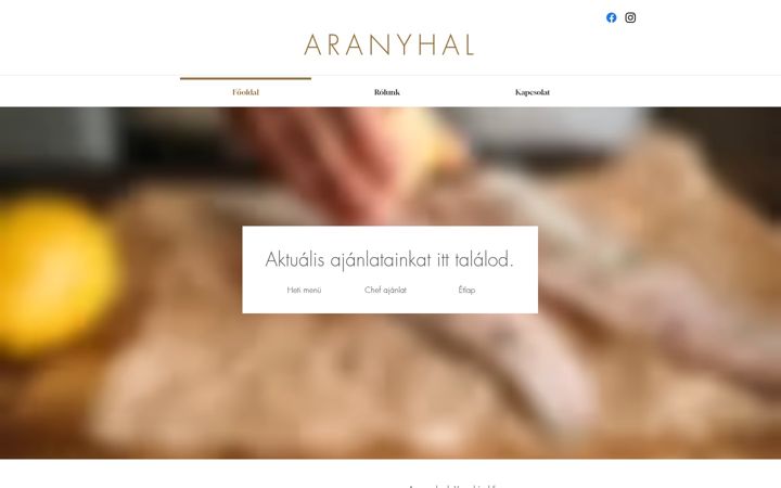 Ekrānuzņēmums no aranyhaletterem.hu