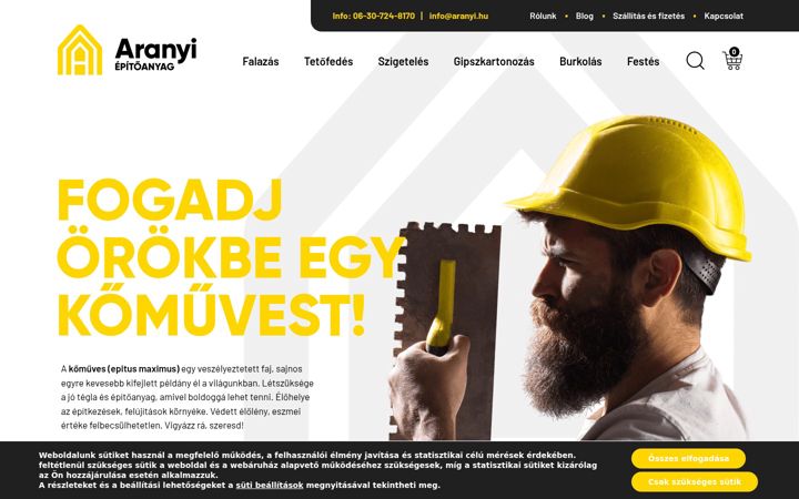 Snimka zaslona za aranyi.hu