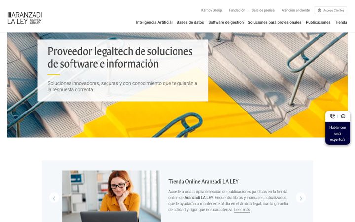 Screenshot of aranzadilaley.es