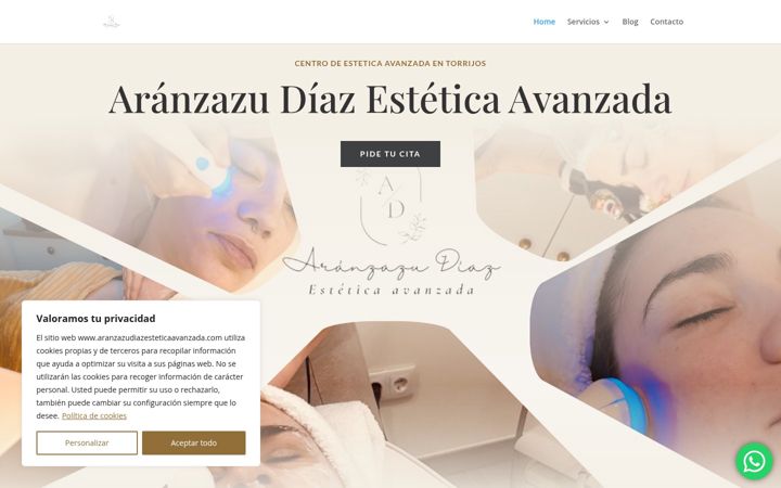 Screenshot of aranzazudiazesteticaavanzada.com