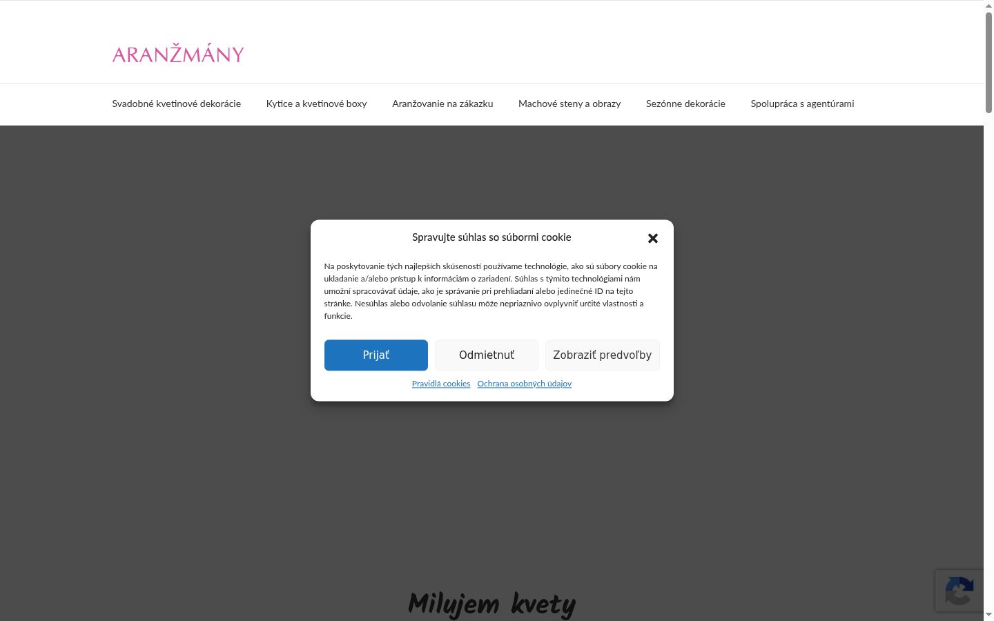 Screenshot tal-banner tal-kunsens muri qabel kwalunkwe interazzjoni