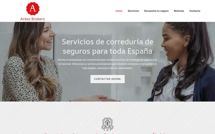 Screenshot ta' araozbrokers.es