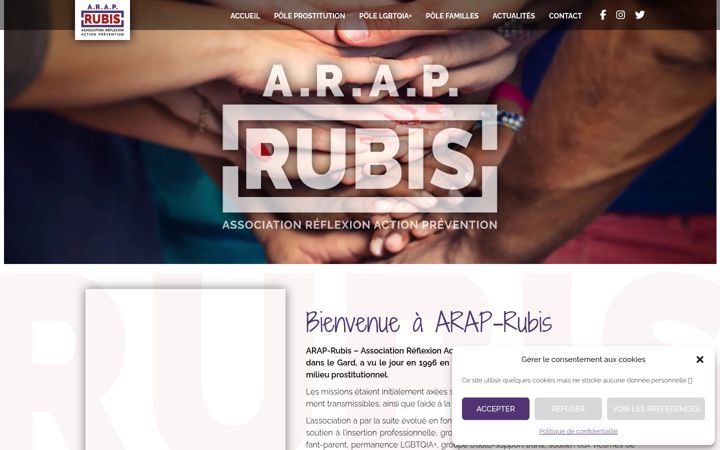 Screenshot of arap-rubis.org