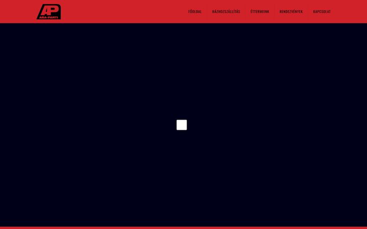 Screenshot of araparti.hu