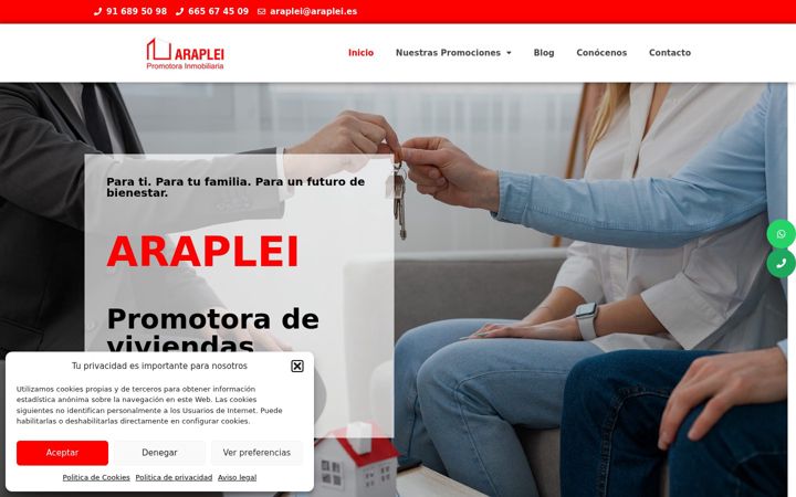 Screenshot of araplei.es