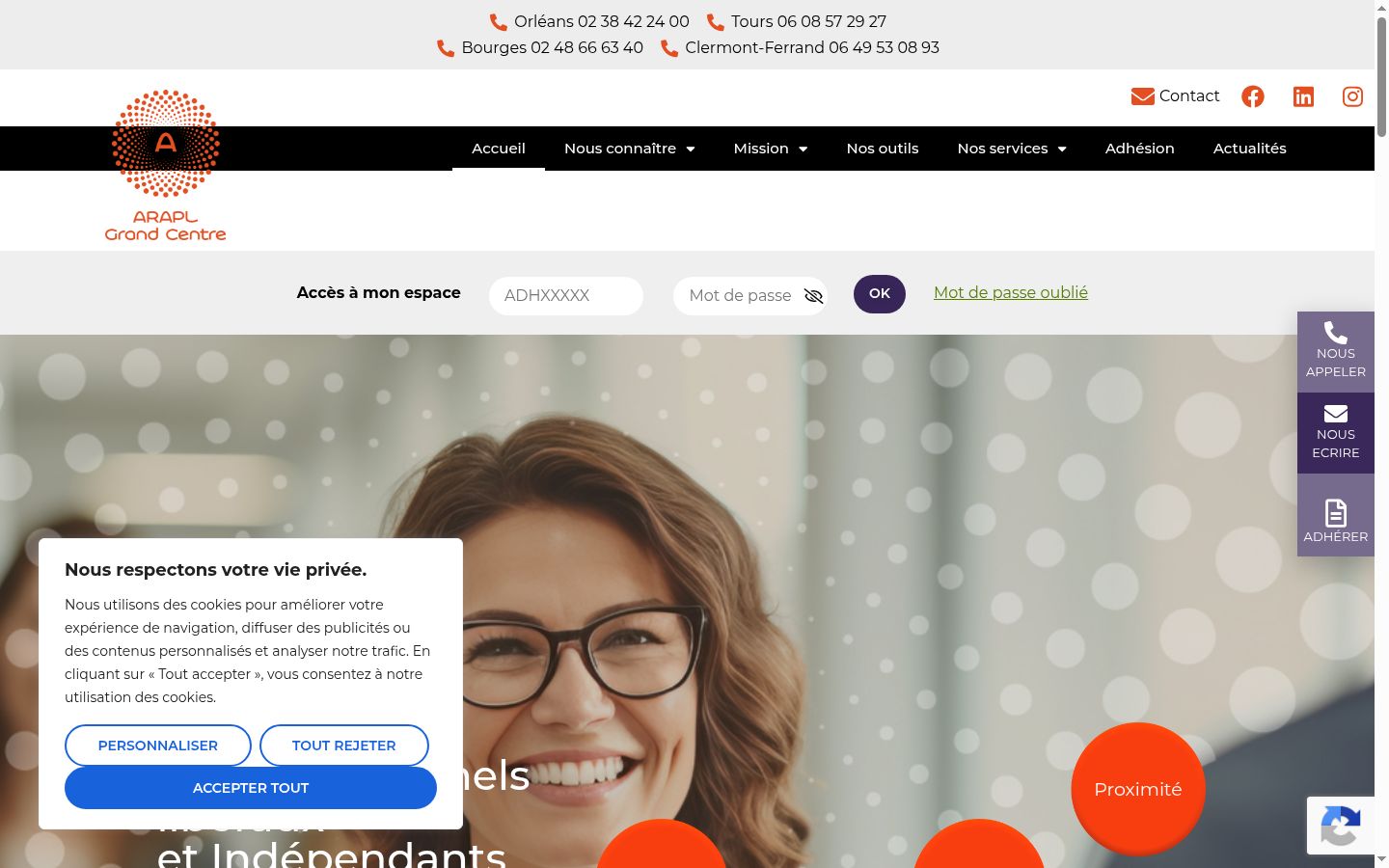 Screenshot tal-banner tal-kunsens muri qabel kwalunkwe interazzjoni