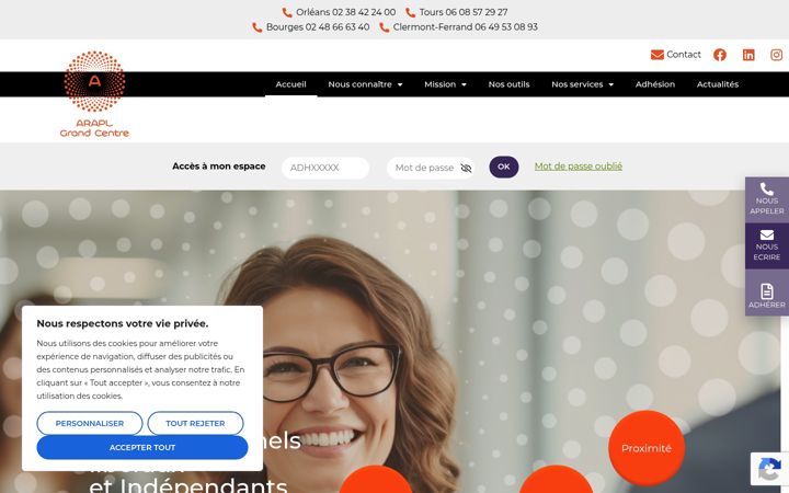 Screenshot ta' araplgc.org