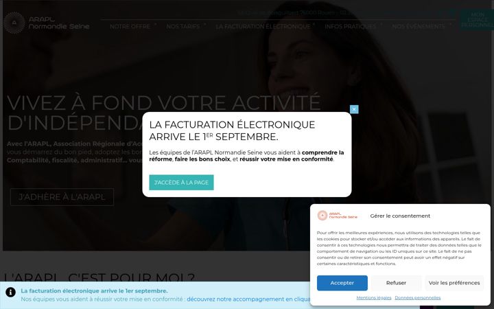 Screenshot of araplns.org