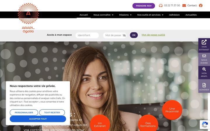 Screenshot of araplpic.org