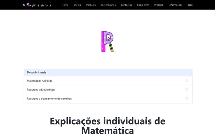Screenshot of araquelexplica-te.pt