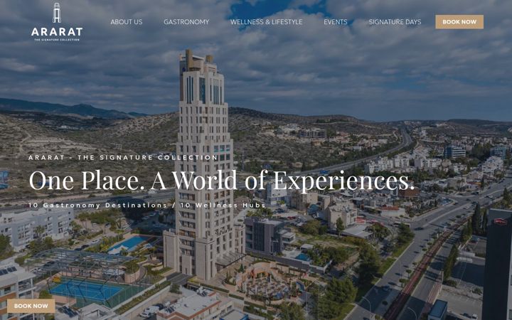 Screenshot of ararat.com.cy