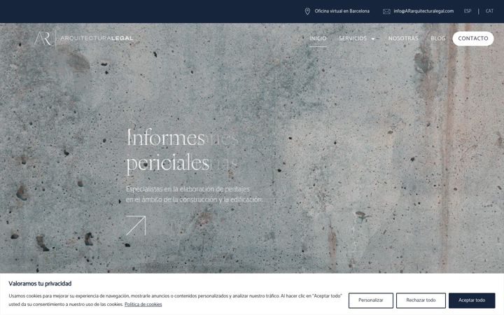 Ekrānuzņēmums no ararquitecturalegal.com