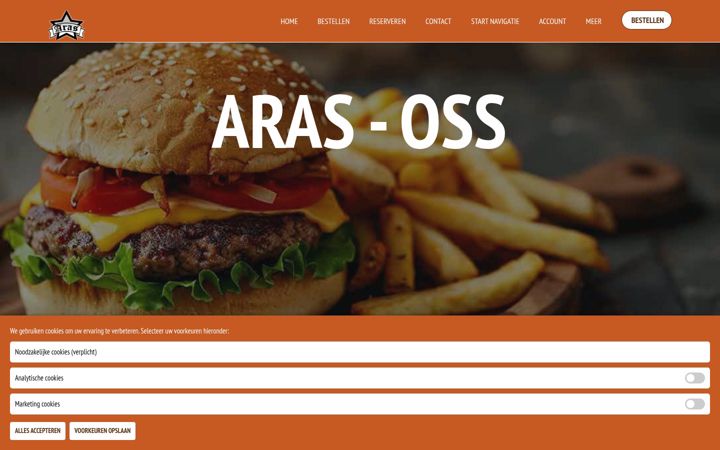 Screenshot of aras-oss.nl