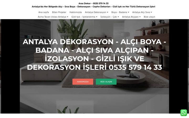 Screenshot of arasdekorasyon.net