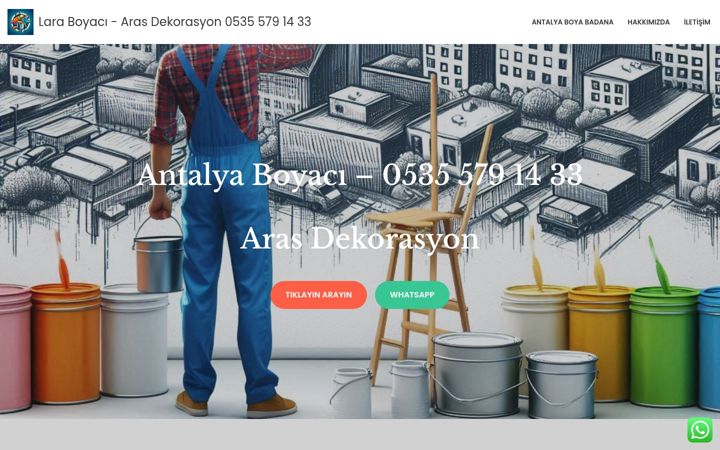 Screenshot of arasdekorasyon.xyz