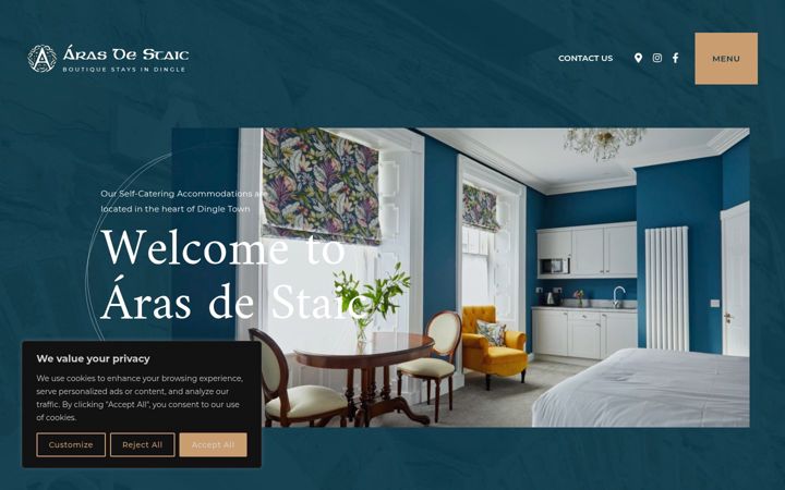 Screenshot of arasdestaic.com
