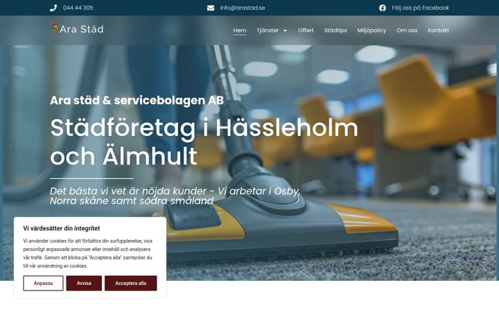 Screenshot of arastad.se