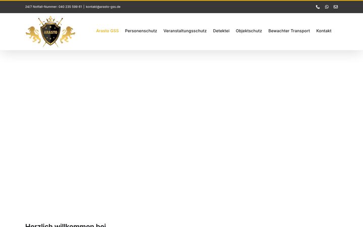 Screenshot of arasto-gss.de