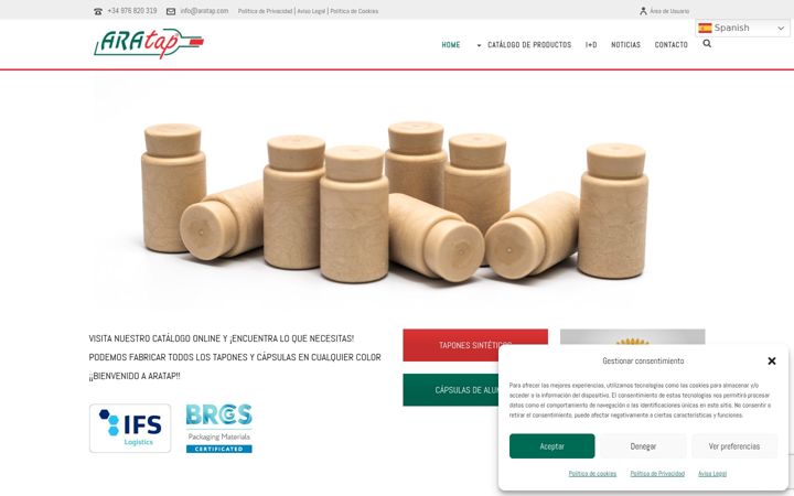 Screenshot of aratap.com