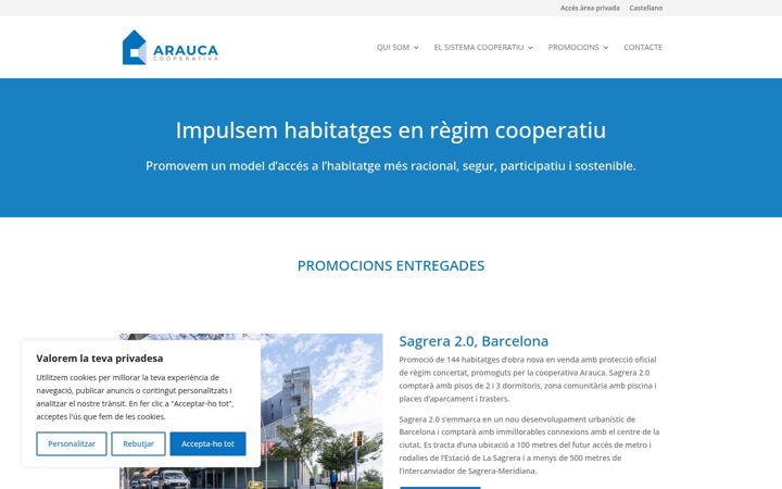 Screenshot of arauca.org