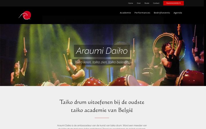 Screenshot ta' araumidaiko.com