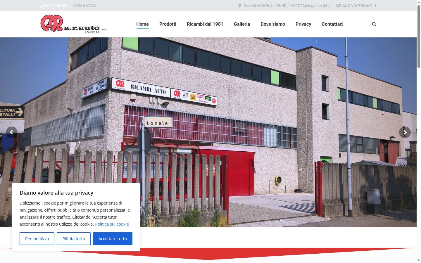 Screenshot tal-banner tal-kunsens muri qabel kwalunkwe interazzjoni