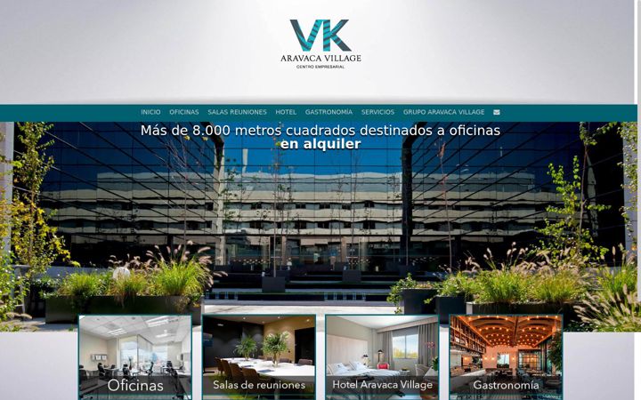 Screenshot di aravacavillage.com