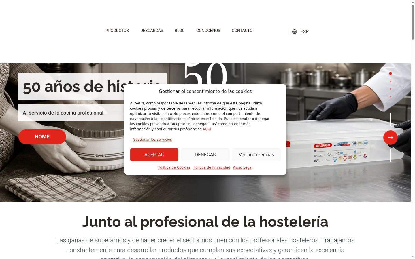 Screenshot tal-banner tal-kunsens muri qabel kwalunkwe interazzjoni