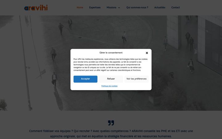 Screenshot ta' aravihi.com