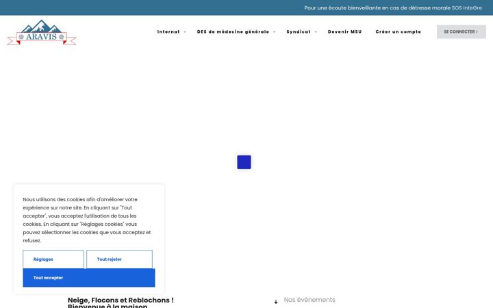 Screenshot ta' aravis-medecine.fr