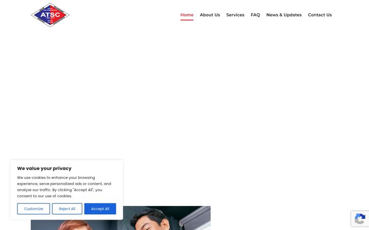 Screenshot of arawtransport.com.ph
