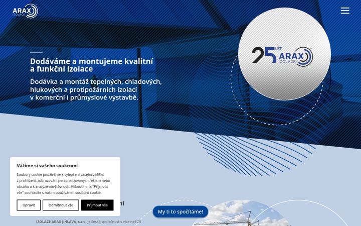 Screenshot ta' arax.cz