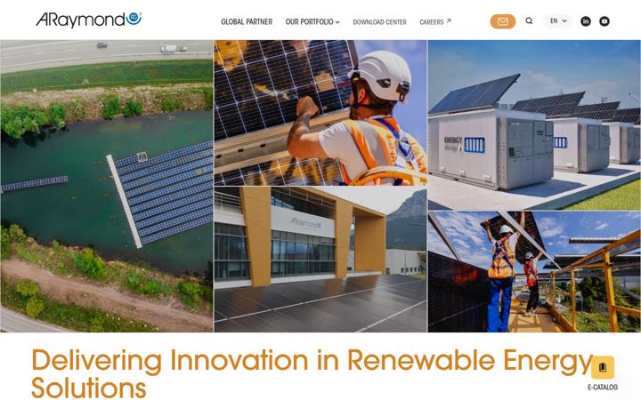 Zrzut ekranu araymond-energies.com