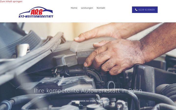 Screenshot of arb-autoservice-bonn.de