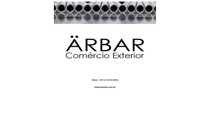 Screenshot of arbar.com.br