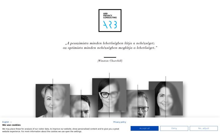 Skærmbillede af arbconsulting.hu