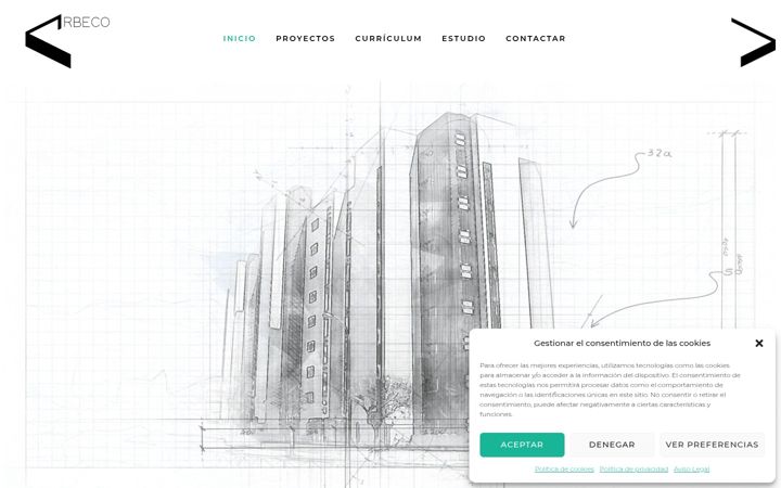 Screenshot of arbeco.es