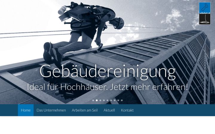Screenshot of arbeit-am-seil.ch