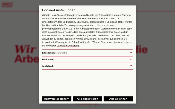 Screenshot ta' arbeit-der-zukunft.de