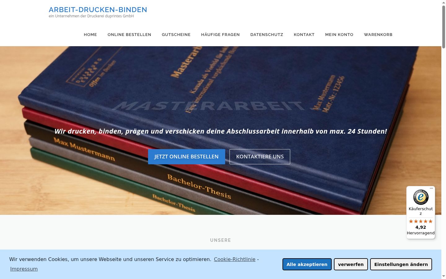 Screenshot tal-banner tal-kunsens muri qabel kwalunkwe interazzjoni