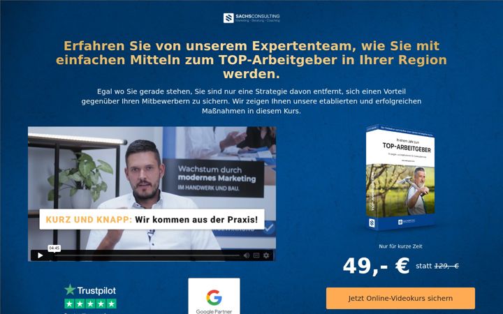 Screenshot ta' arbeitgeberkurs.de